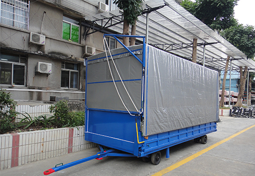 側(cè)開翼物流臺(tái)車