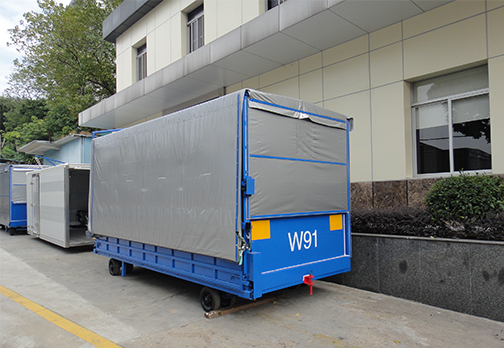 側(cè)開翼物流臺(tái)車